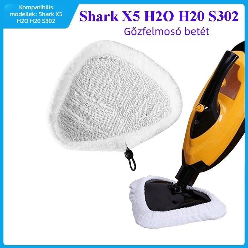 Shark X5 H2O H20 S302 gőzfelmosóhoz alkalmas, mikroszálas tisztítókendővel