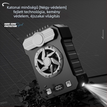 Kültéri építkezési derékra akasztható ventilátor USB töltésű expressz kézbesítési rider szuper széllel akasztható nyakra tölthető kincses ventilátor