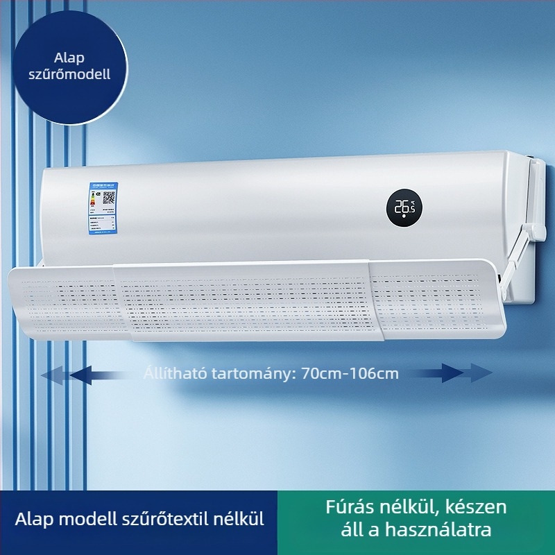 Gyárilag behúzható légkondicionáló szélterelő, közvetlen fújás elleni szélvédő, légkondicionáló szélterelő, tisztító szélterelő nagykereskedelem