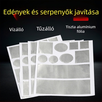 Pot folt vastagított alumínium fólia szalag pot aljára műtárgy magas hőmérsékletnek ellenálló rozsdamentes acél medence szivárgásjavító ónpapír alumínium bőr öntapadó jég