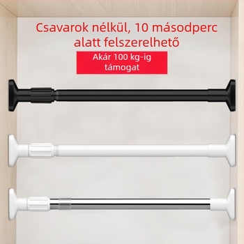 Gardrób Gardrób Ruhaakasztó rúd Teleszkópos rúd Ütésmentes WC-ruhaszárító rúd Keresztrúd Ruhatartó Akasztórúd Zsugorodó Egyenes rúd