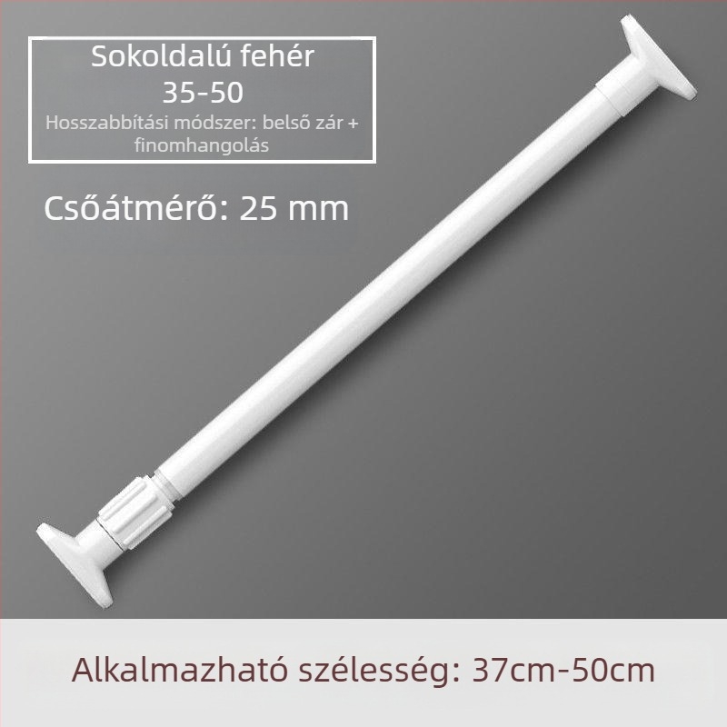 Gardrób Gardrób Ruhaakasztó rúd Teleszkópos rúd Ütésmentes WC-ruhaszárító rúd Keresztrúd Ruhatartó Akasztórúd Zsugorodó Egyenes rúd