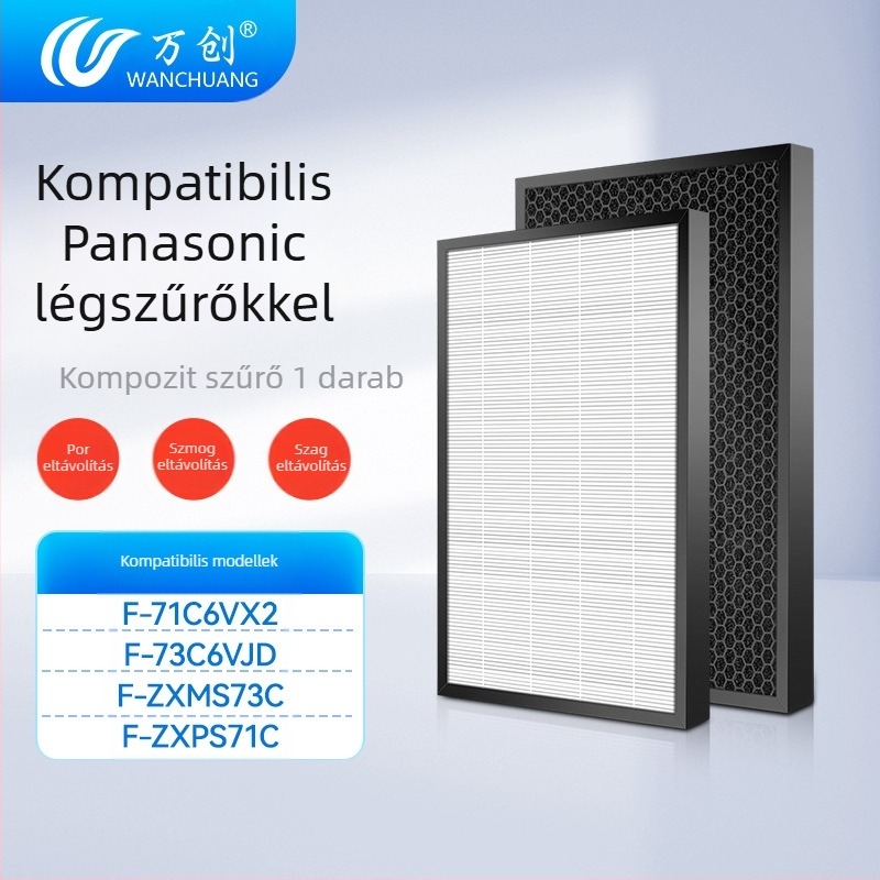 Panasonic légtisztító szűrőhöz alkalmas F-71C6VX2/F-73C6VJD ZXMS73C/ZXPS71C
