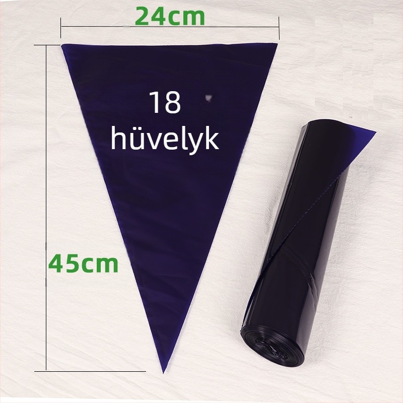 Amazon 50 darabos kék tekercses zacskó 25*52cm eldobható habzsák sűrített krémzacskó