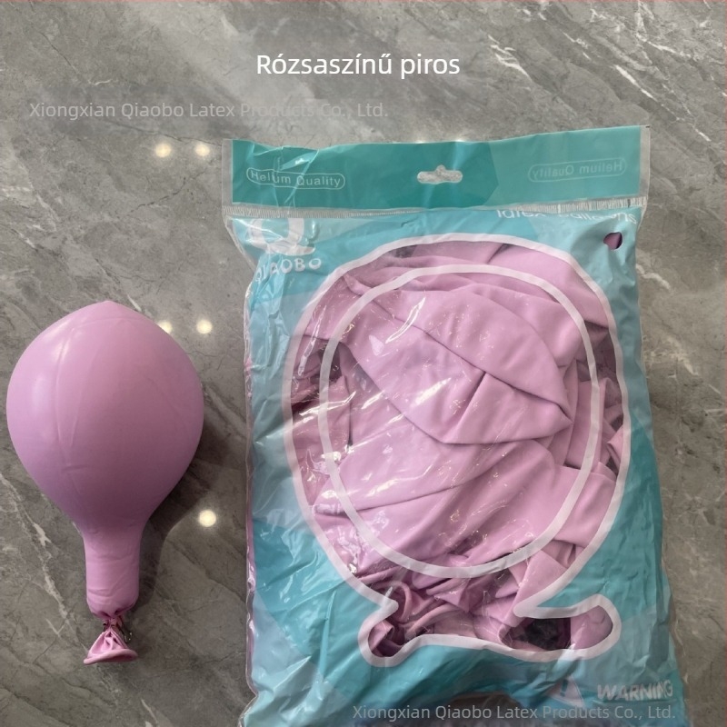 18 hüvelykes, 10 g-os vastagított ünnepi esküvői partikellékek fém matt gyöngyházfényű macaron latex lufi