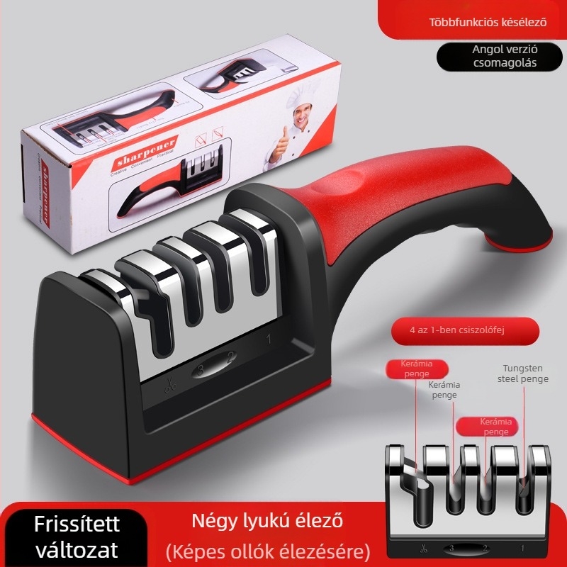 Új késélező háztartási multifunkcionális Emery finom élező kő konyhai kés olló vágószerszámok nagykereskedelem