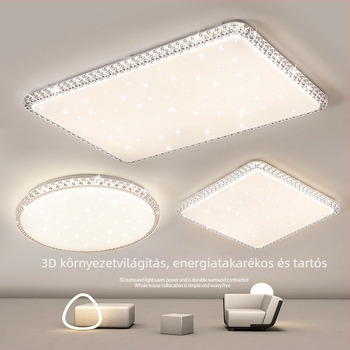 Kristályutánzatú új nappali lámpa LED mennyezeti lámpa hálószoba lámpák modern egyszerű hangulatos fény luxus előszoba fő lámpa