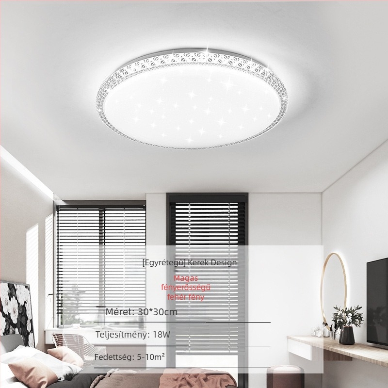 Kristályutánzatú új nappali lámpa LED mennyezeti lámpa hálószoba lámpák modern egyszerű hangulatos fény luxus előszoba fő lámpa