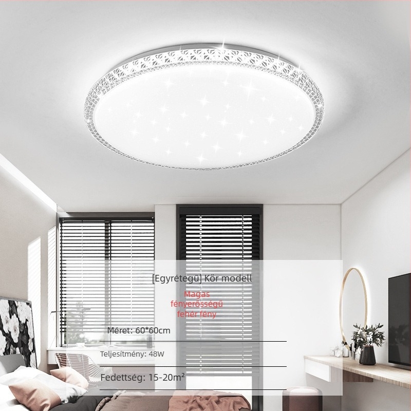 Kristályutánzatú új nappali lámpa LED mennyezeti lámpa hálószoba lámpák modern egyszerű hangulatos fény luxus előszoba fő lámpa