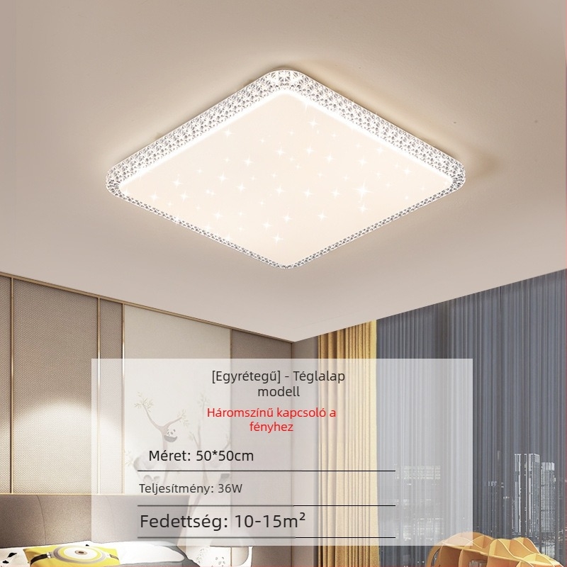 Kristályutánzatú új nappali lámpa LED mennyezeti lámpa hálószoba lámpák modern egyszerű hangulatos fény luxus előszoba fő lámpa