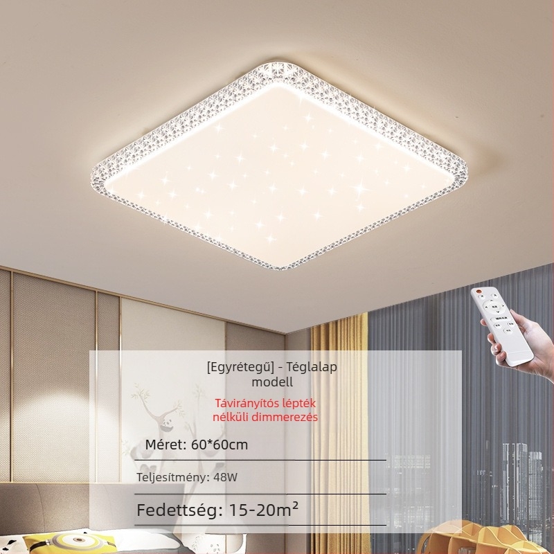 Kristályutánzatú új nappali lámpa LED mennyezeti lámpa hálószoba lámpák modern egyszerű hangulatos fény luxus előszoba fő lámpa