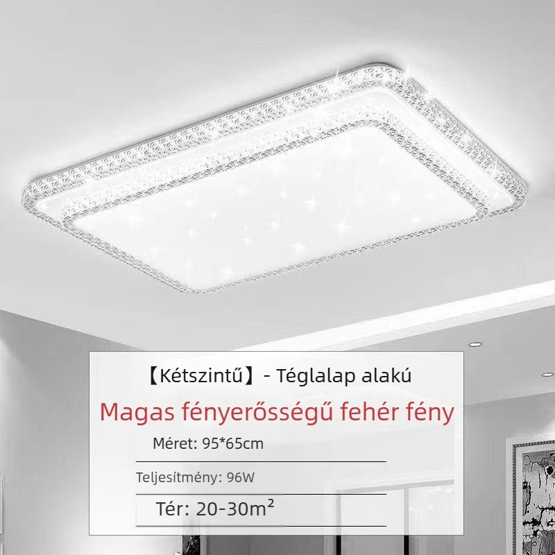 Kristályutánzatú új nappali lámpa LED mennyezeti lámpa hálószoba lámpák modern egyszerű hangulatos fény luxus előszoba fő lámpa