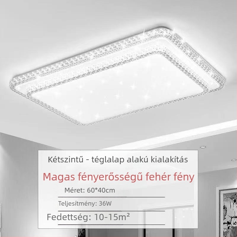 Kristályutánzatú új nappali lámpa LED mennyezeti lámpa hálószoba lámpák modern egyszerű hangulatos fény luxus előszoba fő lámpa