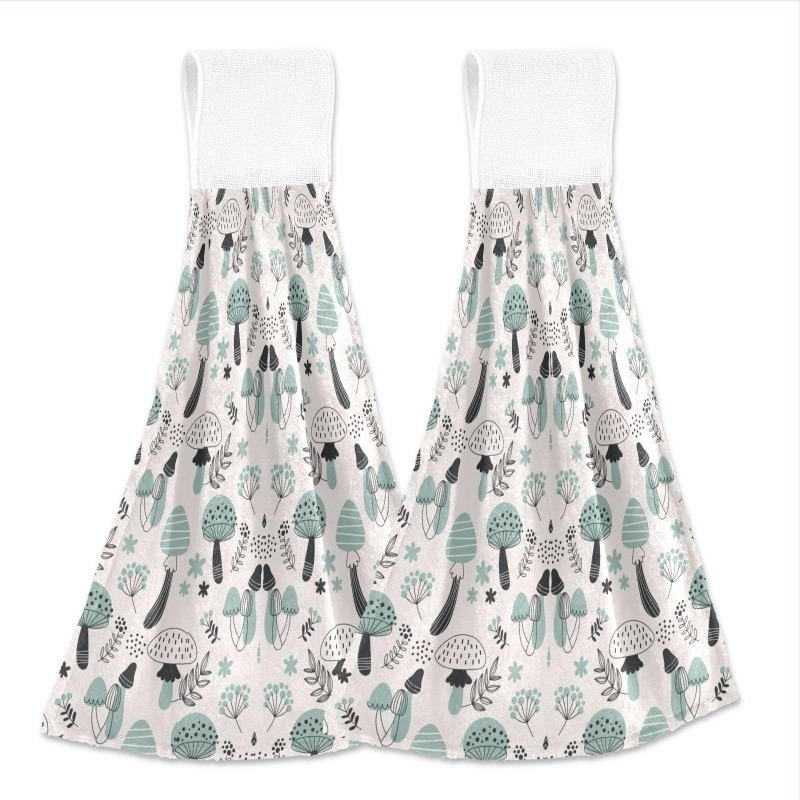 Színes örvénymintás nedvszívó kéztörlő, törölköző, mosogatórongy, konyhai fürdőszobai WC, felakasztásra alkalmas