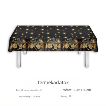 Amazon raktáron fesztivál terítő eldobható pe terítő Valentin-napi ír Szent Patrik-napi parti