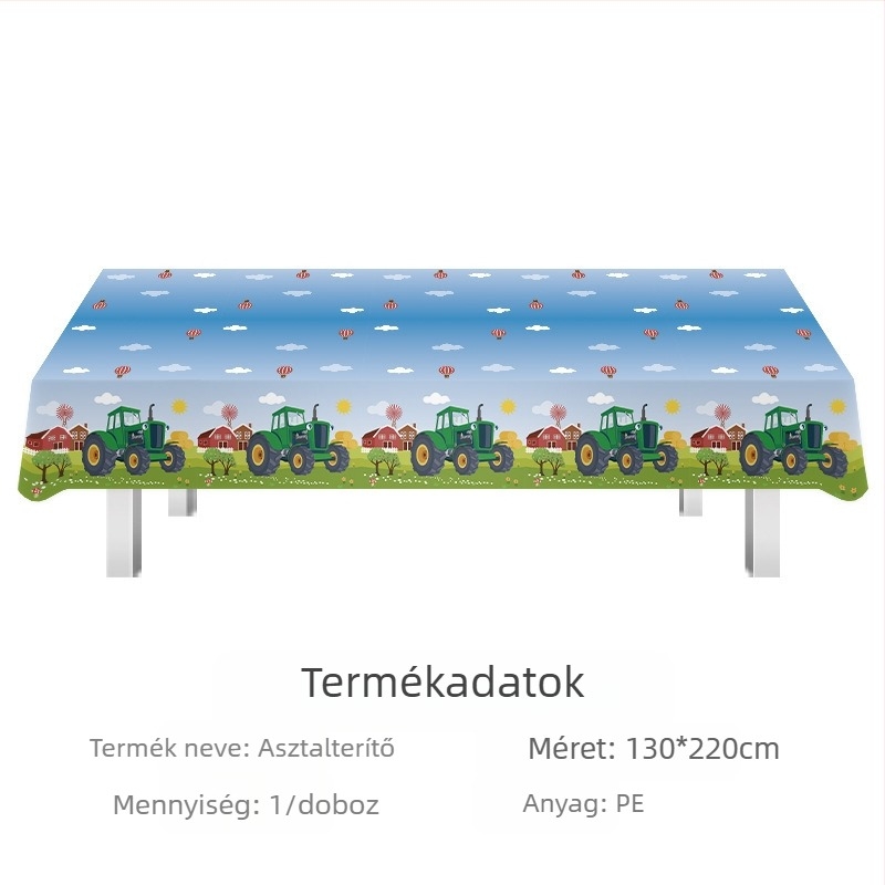 Amazon raktáron fesztivál terítő eldobható pe terítő Valentin-napi ír Szent Patrik-napi parti