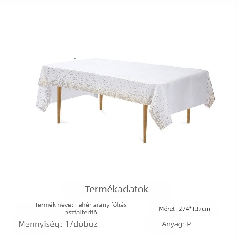 Amazon raktáron fesztivál terítő eldobható pe terítő Valentin-napi ír Szent Patrik-napi parti