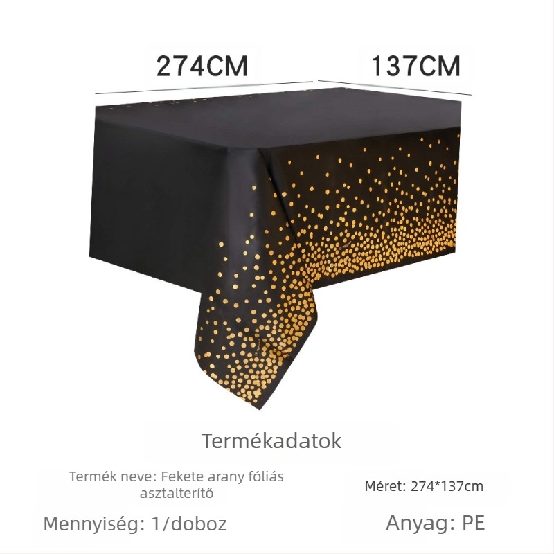 Amazon raktáron fesztivál terítő eldobható pe terítő Valentin-napi ír Szent Patrik-napi parti