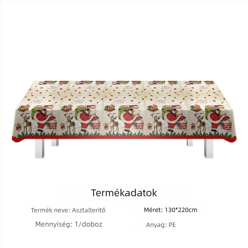 Amazon raktáron fesztivál terítő eldobható pe terítő Valentin-napi ír Szent Patrik-napi parti