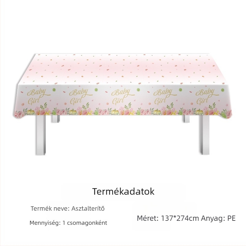 Amazon raktáron fesztivál terítő eldobható pe terítő Valentin-napi ír Szent Patrik-napi parti