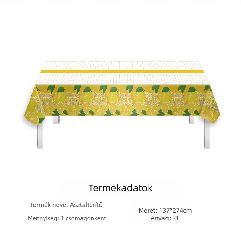Amazon raktáron fesztivál terítő eldobható pe terítő Valentin-napi ír Szent Patrik-napi parti