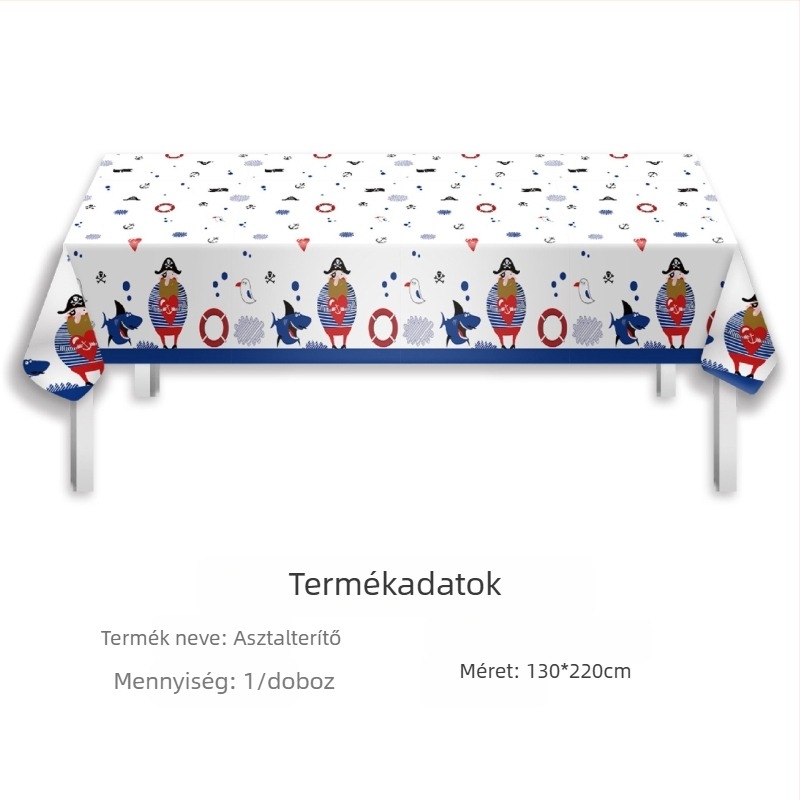 Amazon raktáron fesztivál terítő eldobható pe terítő Valentin-napi ír Szent Patrik-napi parti