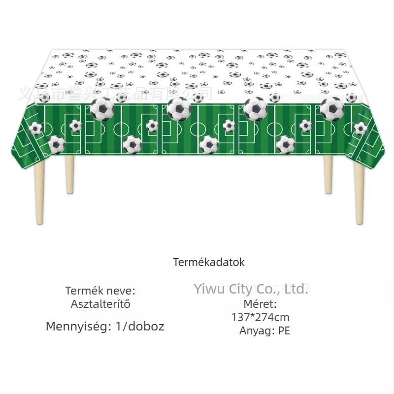 Amazon raktáron fesztivál terítő eldobható pe terítő Valentin-napi ír Szent Patrik-napi parti