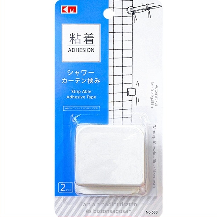 Gyári közvetlen szállítás 563 ütésmentes fürdőszobai zuhanyfüggöny-csipesz fröccsenésgátló zuhanyfüggöny-rögzítő klipsz zuhanykabin függönycsipesz 2 db-os csomag