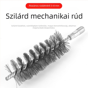 Elektromos csőkefe drótkefefej csőbelső furat tisztítás rozsdátlanítás sorjátlanítás rozsdamentes acél ipari tisztítókefe
