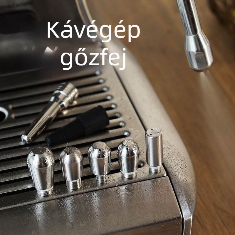 Gyárilag közvetlen univerzális tejhabosító fúvóka kávéfőző tartozékok rozsdamentes acél háromlyukú/négylyukú gőzfej fúvóka