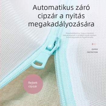 Amazon plus mosózsák 90*110 függönygépi mosáshoz speciális hálós zsák paplanhuzat vastagított védőmosózsák 60*80