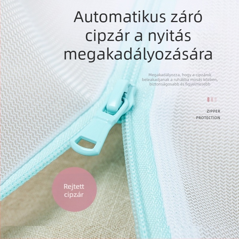 Amazon plus mosózsák 90*110 függönygépi mosáshoz speciális hálós zsák paplanhuzat vastagított védőmosózsák 60*80