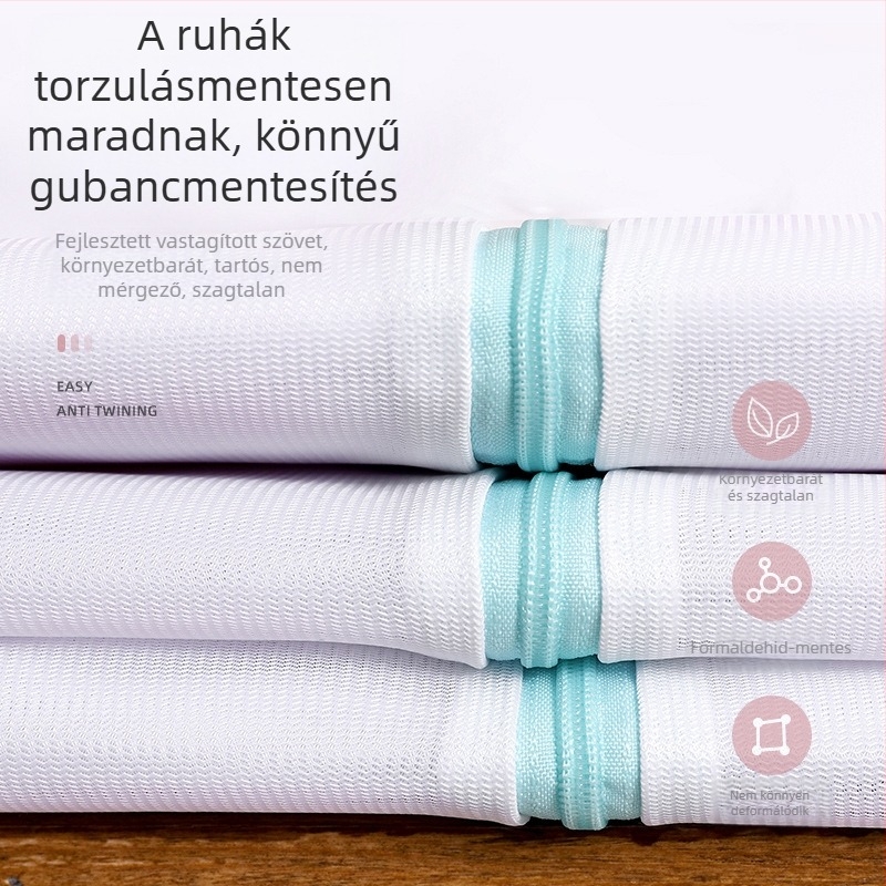 Amazon plus mosózsák 90*110 függönygépi mosáshoz speciális hálós zsák paplanhuzat vastagított védőmosózsák 60*80