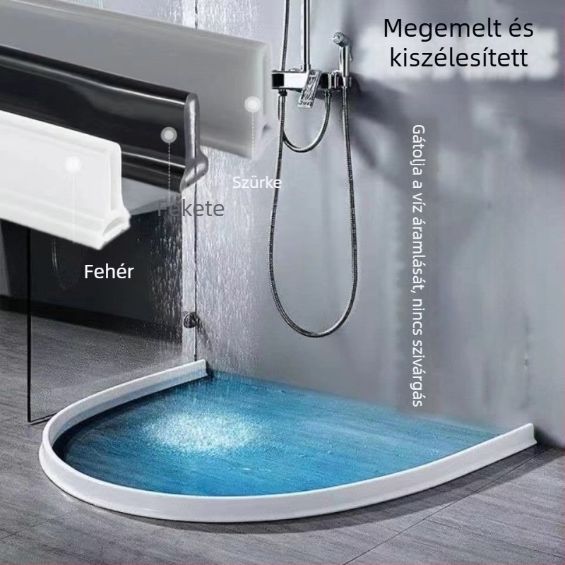 Szilikon vízzáró szalag mosogatópultokhoz, öntapadós L alakú konyhai rés vízzáró fólia, fürdőszobai vízzáró szalag, öntapadó