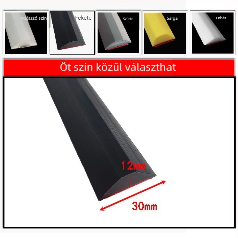 Szilikon vízzáró szalag mosogatópultokhoz, öntapadós L alakú konyhai rés vízzáró fólia, fürdőszobai vízzáró szalag, öntapadó