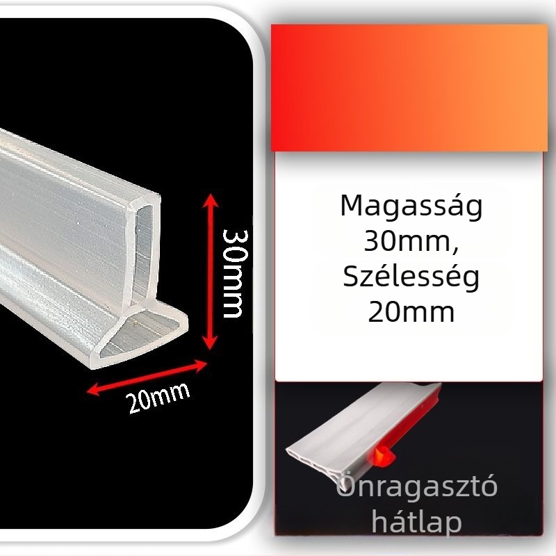 Szilikon vízzáró szalag mosogatópultokhoz, öntapadós L alakú konyhai rés vízzáró fólia, fürdőszobai vízzáró szalag, öntapadó