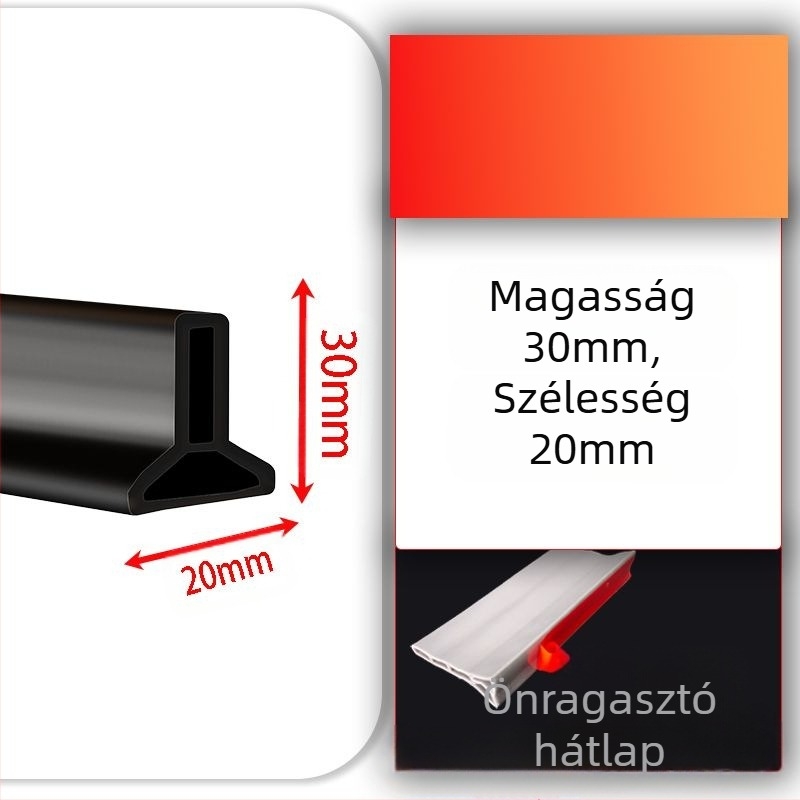 Szilikon vízzáró szalag mosogatópultokhoz, öntapadós L alakú konyhai rés vízzáró fólia, fürdőszobai vízzáró szalag, öntapadó