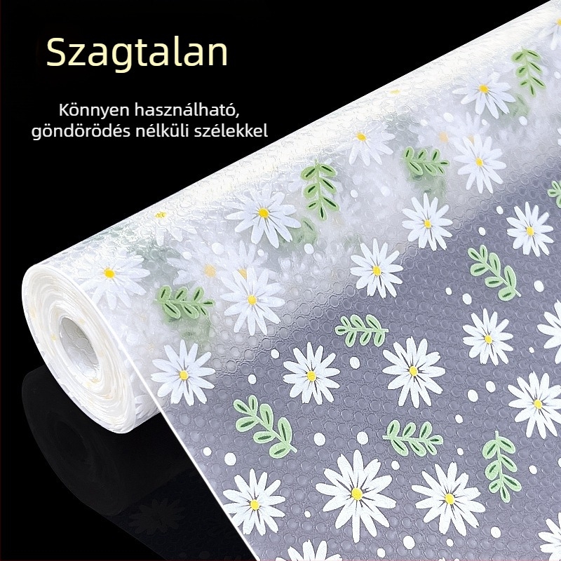 Konyhai fiókpapír Szekrény belső alátét vízálló, olajálló matricák szekrény cipőszekrény porálló ruhásszekrény nedvességálló alátétpapír