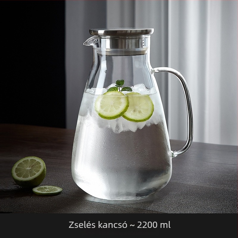 Gyári ellátás magas boroszilikát háromszög edény átlátszó sűrített hidegvíz-vízforraló egyszerű háztartási nagy kapacitású ital háromszög edény