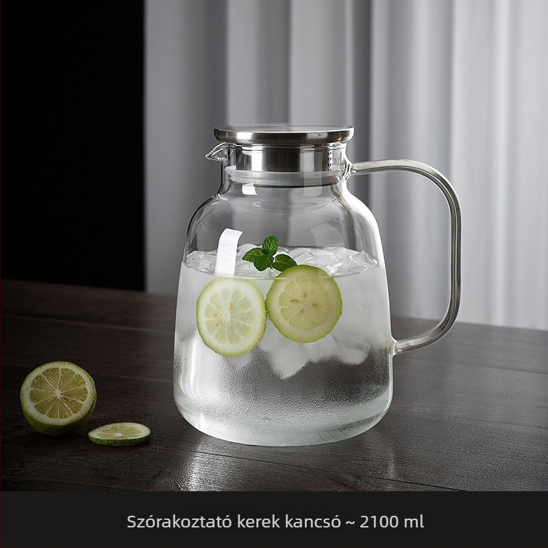 Gyári ellátás magas boroszilikát háromszög edény átlátszó sűrített hidegvíz-vízforraló egyszerű háztartási nagy kapacitású ital háromszög edény