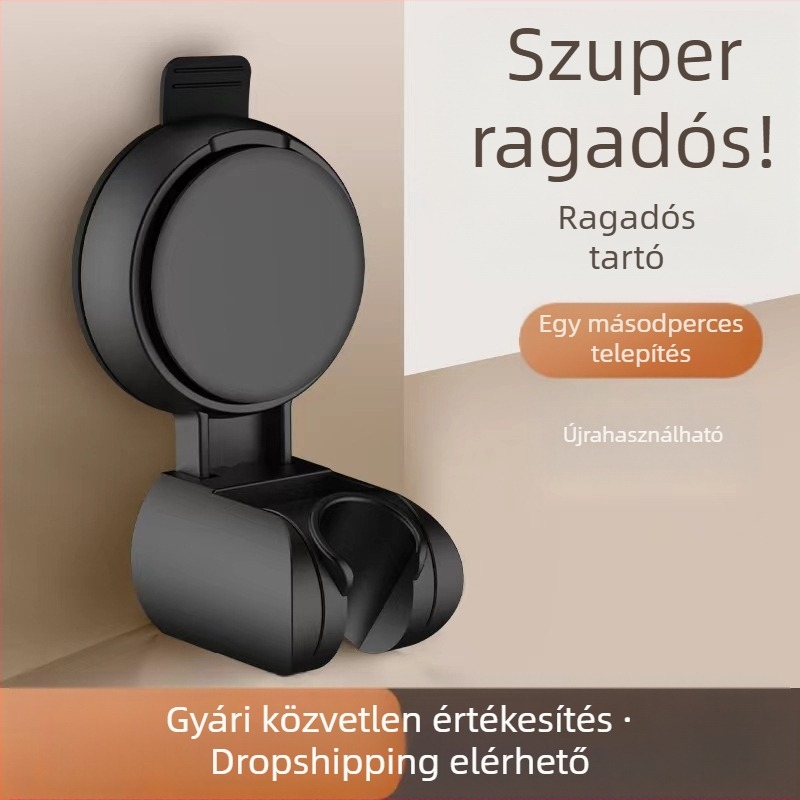 Tapadókorongos zuhanytartó, rögzített műtárgy, levehető, állítható fürdőszobai zuhanytartó, sprinkler tartozékok, ütésmentes