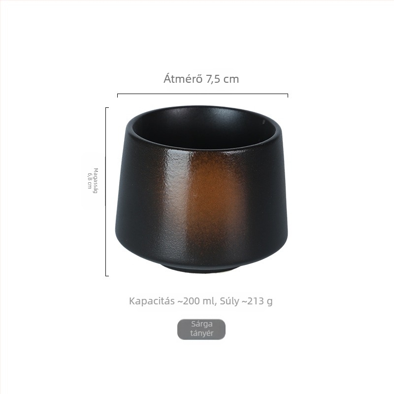 Határokon átnyúló Amazon kerámia étkészlet 200ml kávéscsésze skandináv stílusú hordozható csésze kreatív csésze teáscsésze LOGO-val