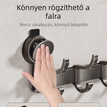 Tapadókorongos ruhaakasztó Sorakasztó WC-törölköző-akasztó Nem lyukasztó fürdőlepedő-tartó Ajtó Hátsó akasztó Fürdőszobai tárolóakasztó Bejárat