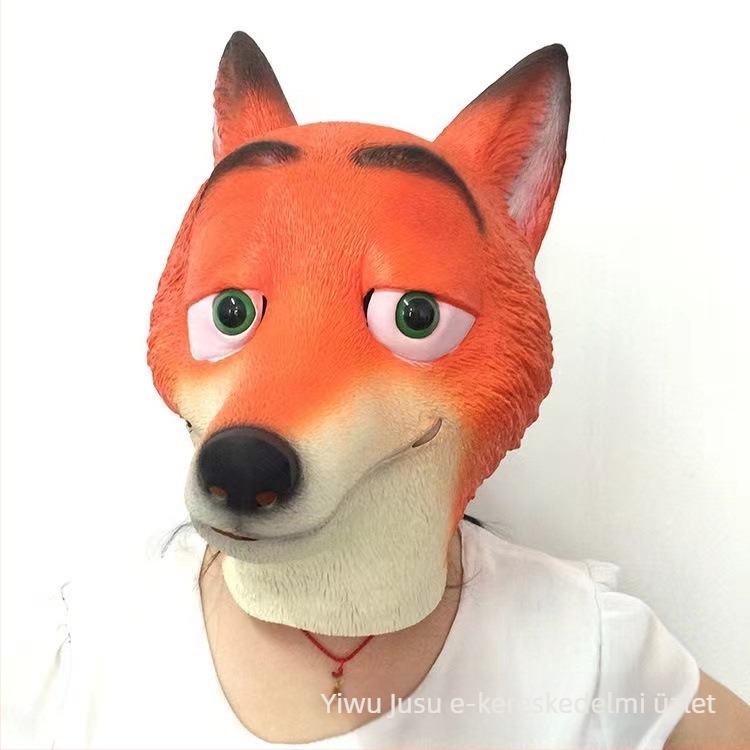 Gyári Halloween cosplay Vicces állatos fejdísz Vicces maszk homokszobor shake Vicces kellékek határokon átnyúló