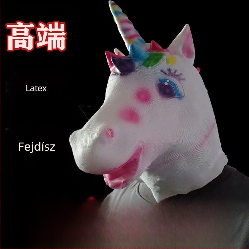 Gyári Halloween cosplay Vicces állatos fejdísz Vicces maszk homokszobor shake Vicces kellékek határokon átnyúló