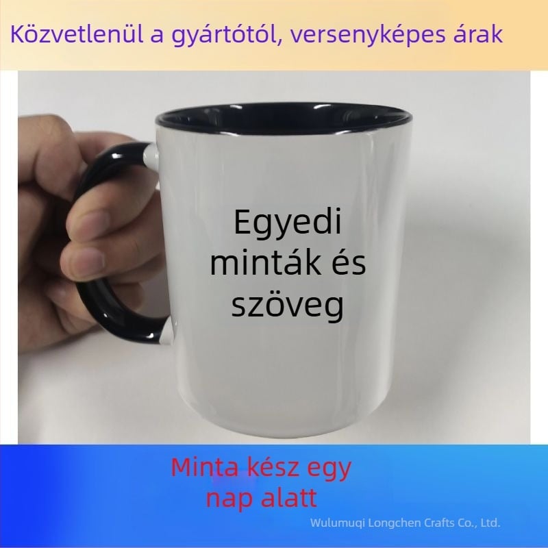 Forrásgyári kerámia bögre mindenféle ünnepi ajándék bármilyen minta szöveg logó pár rajzfilm