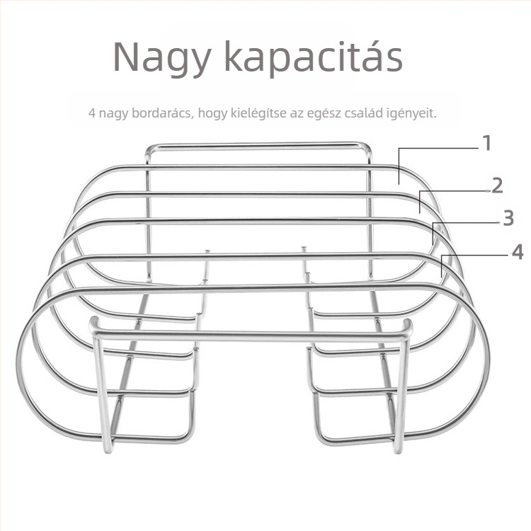 Rozsdamentes acélból készült grillezett marhaszegytartó, barbecue tartó, grillezett csirketartó, grillezett steak és bárányborda tartó, BBQ grilltartó gyártója