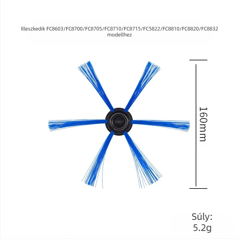Philips seprőrobot tartozékokhoz alkalmas oldalsó kefeszűrő/FC8710/FC8810/FC8772