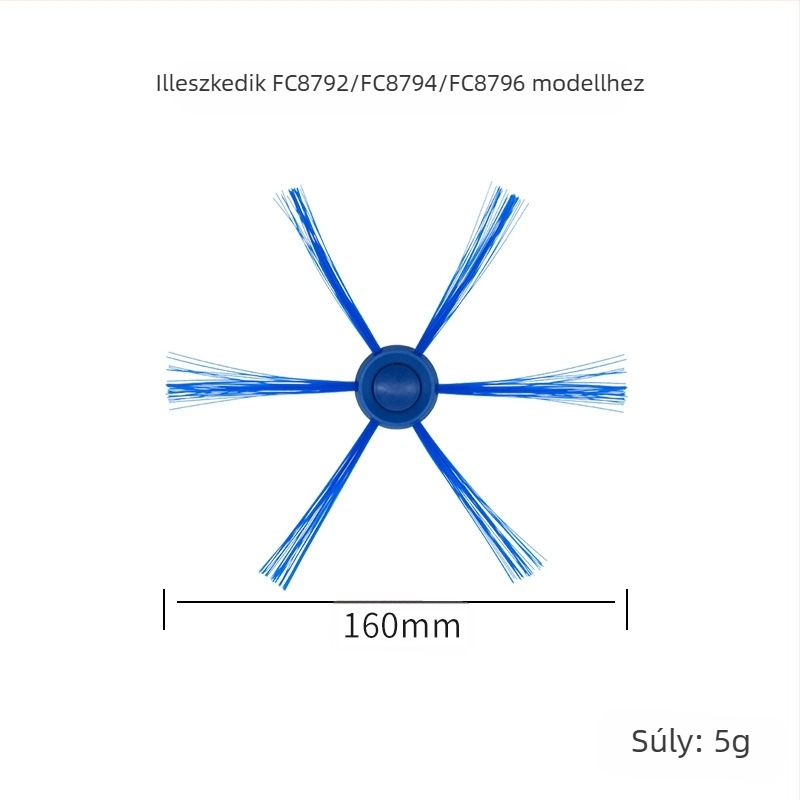 Philips seprőrobot tartozékokhoz alkalmas oldalsó kefeszűrő/FC8710/FC8810/FC8772