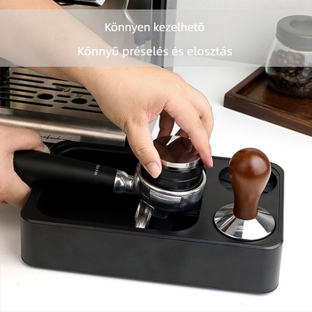 Kávéfőző multifunkciós üledéktároló doboz, új olasz ABS tárolóeszköz fogantyúkonzol tárolódoboz